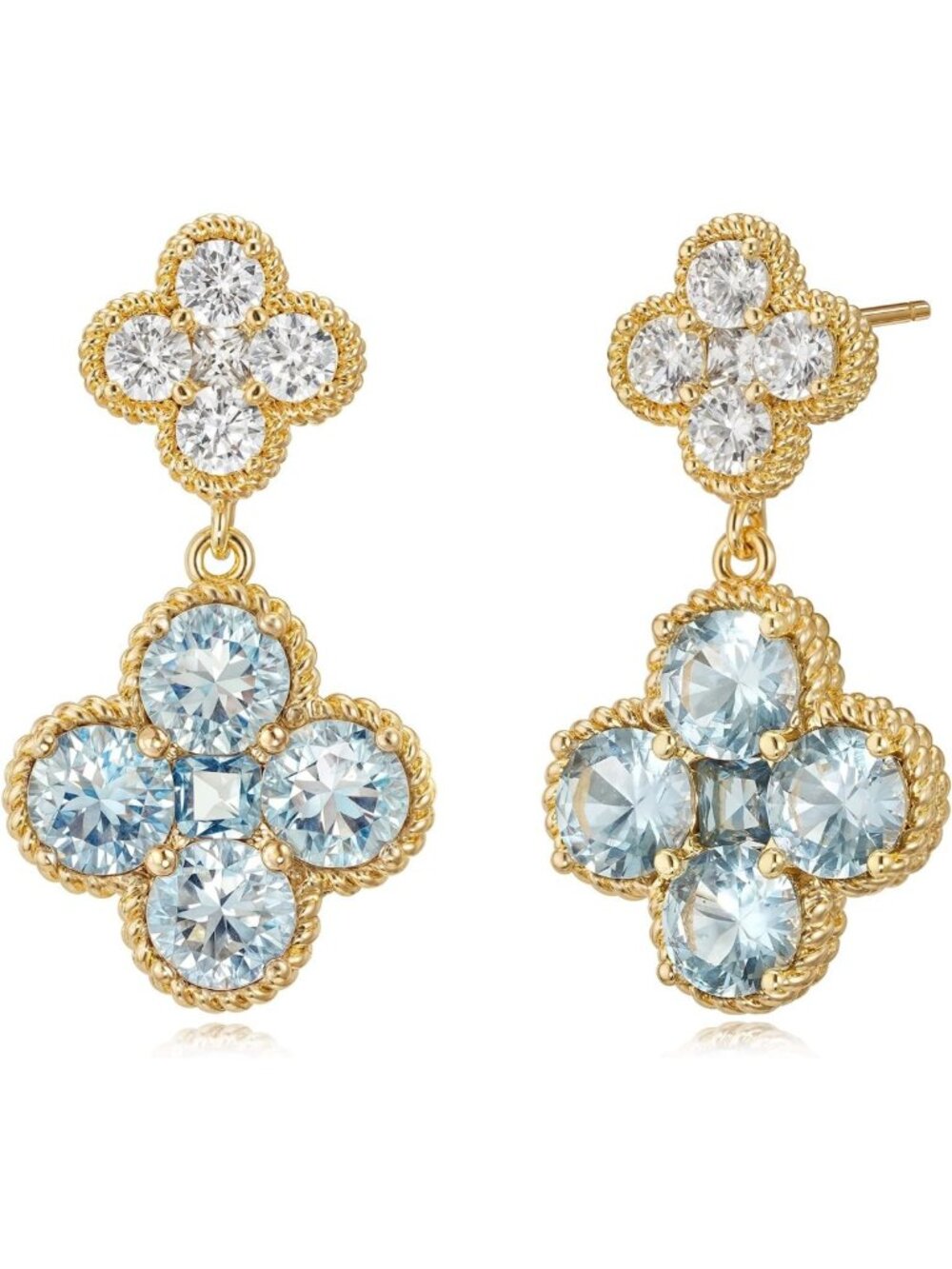 Chic Clover Dangle Earrings for Women | Stylish Statement Jewelry Accessory